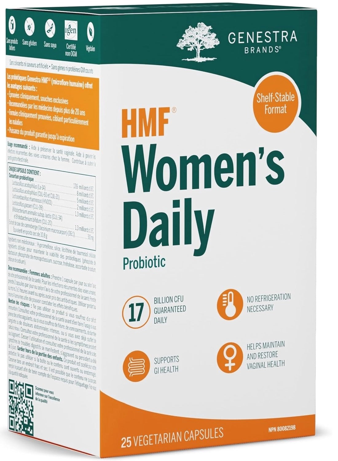 GENESTRA HMF Women’s Daily 17 Billion (shelf-stable - 25 caps)