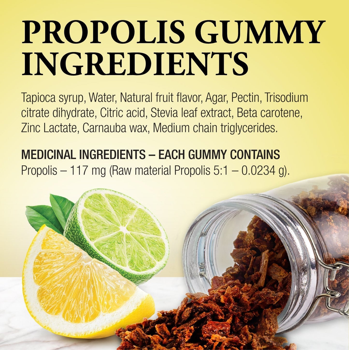 DUTCHMAN'S GOLD THROAT RESCUE Propolis Gummy: 60 count