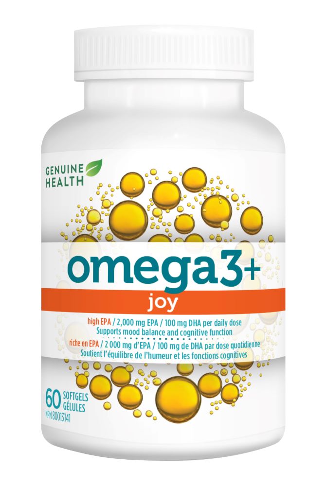 GENUINE HEALTH Omega3+ JOY (60 softgels)