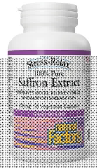 NATURAL FACTORS STRESS RELAX Saffron Extract (28 mg - 30 v-caps)