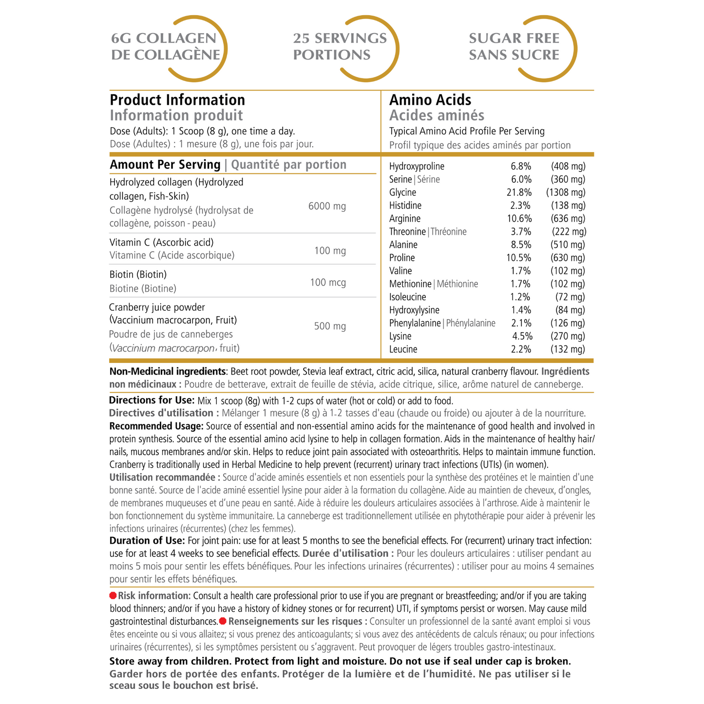 VITALITY GLOW Marine Collagen + Cranberry