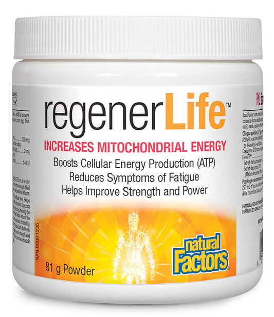 NATURAL FACTORS regenerlife (Mitochondrial Energy - 81 gr)