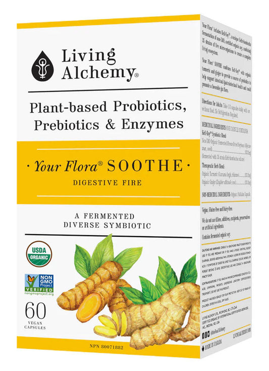 LIVING ALCHEMY Your Flora - Soothe (60 vegan caps)